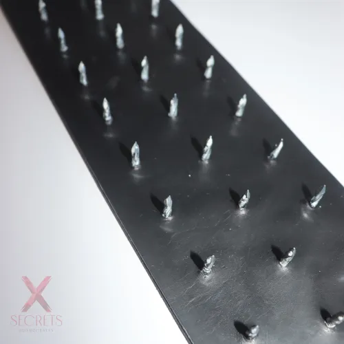 CONJUNTO DE LIGAS / MUSLERAS DE CUERO GENUINO CON PINCHOS EXTREMOS (Modo Armadura) CONJUNTO DE LIGAS / MUSLERAS DE CUERO GENUINO CON PINCHOS EXTREMOS (Modo Armadura)