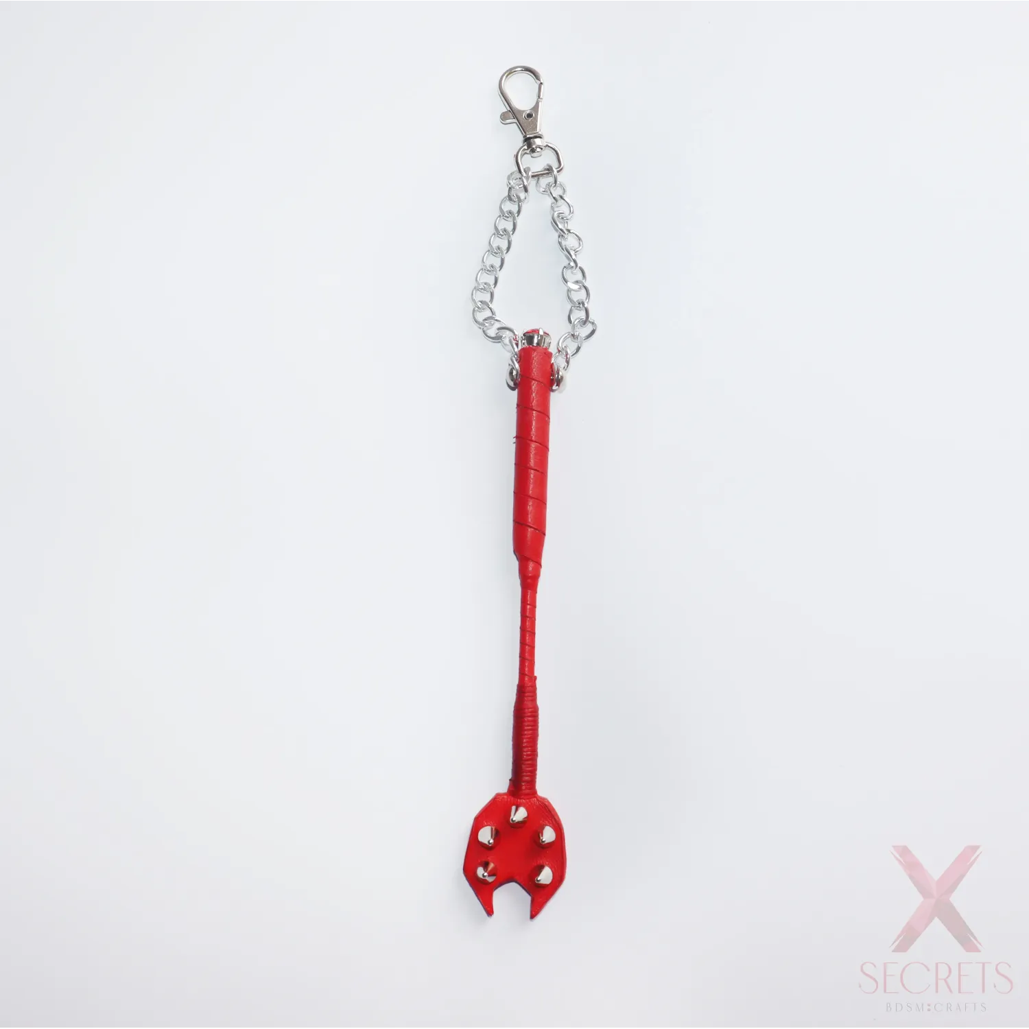 Llavero de Cuero con Mini Fusta 'Devil' Llavero de Cuero con Mini Fusta 'Devil'
