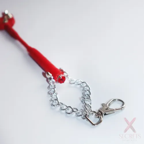 Llavero de Cuero con Mini Fusta 'Devil' Llavero de Cuero con Mini Fusta 'Devil'