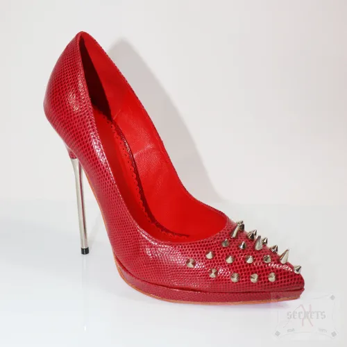 Zapatos de Tacón 'Lady Fénix Manhattan Spikes': Piel Exótica y Agresividad Modular 2 en 1 Zapatos de Tacón 'Lady Fénix Manhattan Spikes': Piel Exótica y Agresividad Modular 2 en 1
