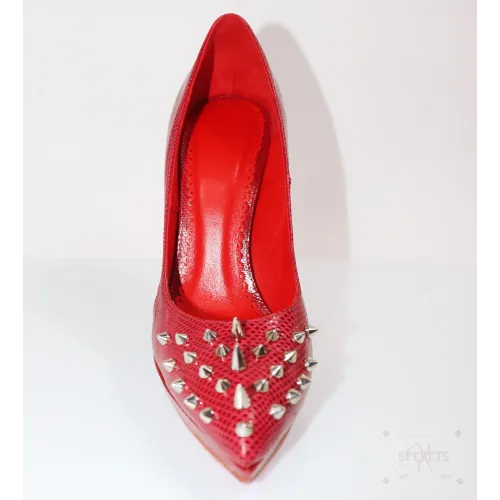 Zapatos de Tacón 'Lady Fénix Manhattan Spikes': Piel Exótica y Agresividad Modular 2 en 1 Zapatos de Tacón 'Lady Fénix Manhattan Spikes': Piel Exótica y Agresividad Modular 2 en 1